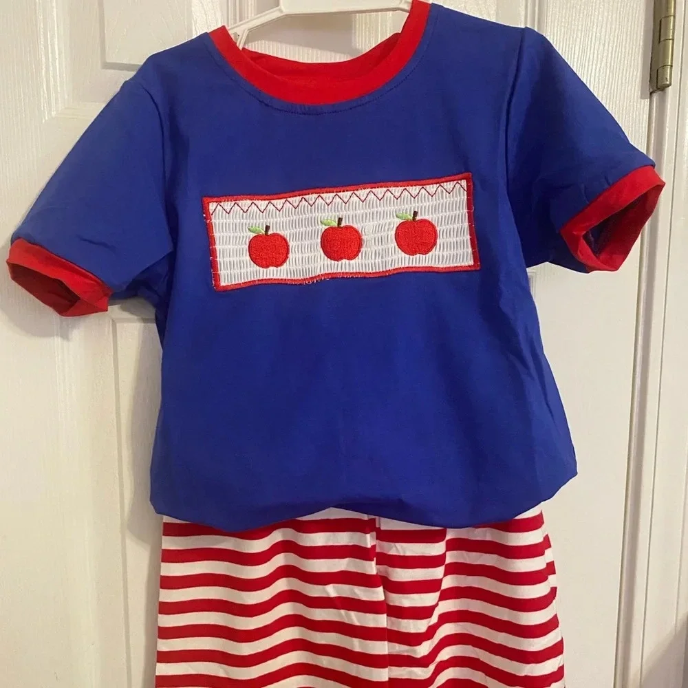 New Smocked Apple Outfit